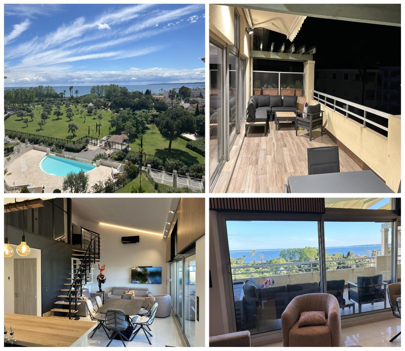 Duplex Villa Les Pins 89M2 Et Terrasse 30M2 Antibes Bagian luar foto